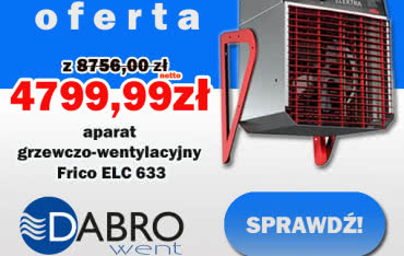 Nagrzewnica Frico Elektra ELC od DABROwent za 4799,99 zł netto! - do 5 grudnia 2014 roku