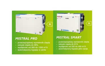 Centrale MISTRAL PRO i MISTRAL SMART w stylowej odsłonie